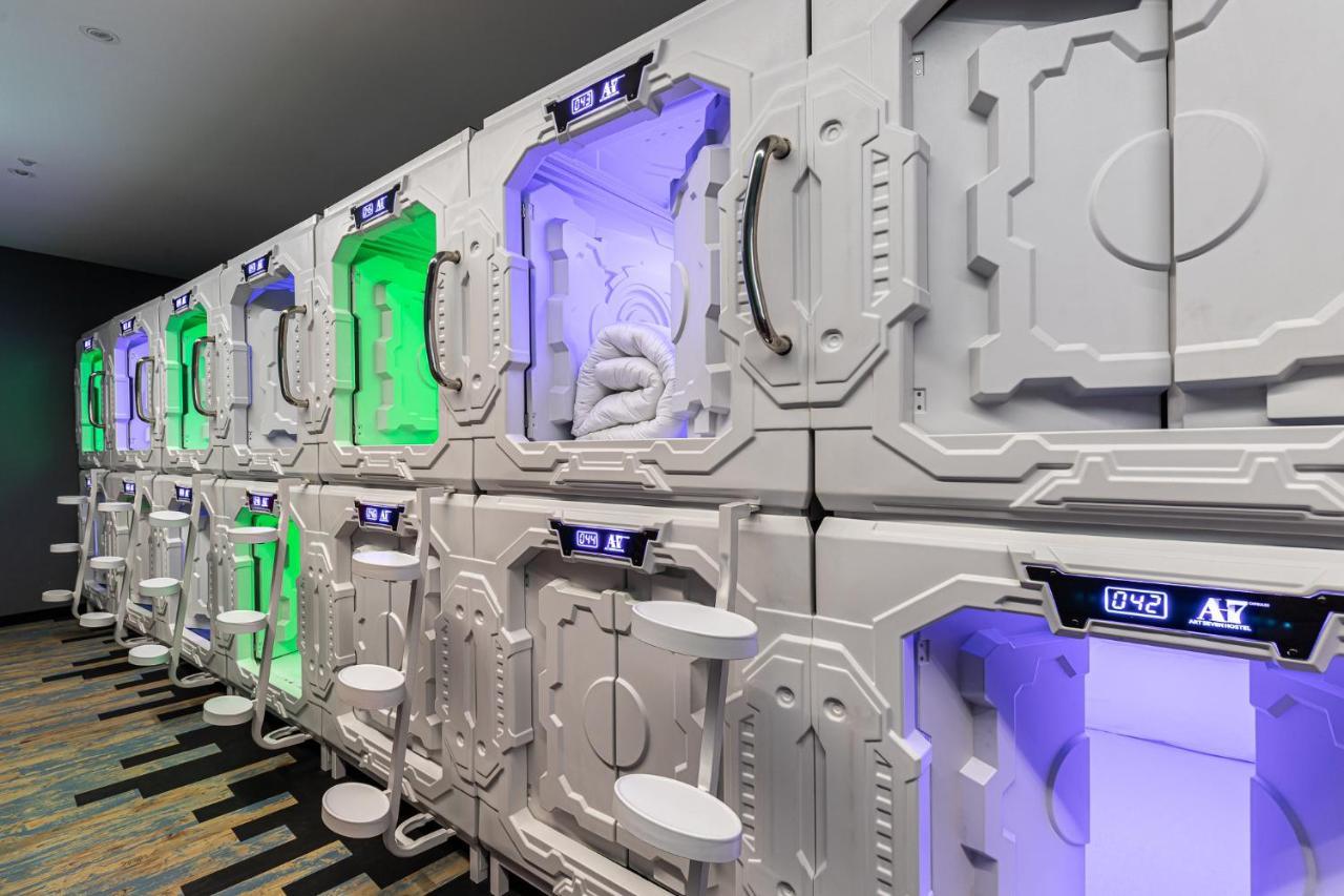 Art Seven Hostel Capsules Madrid Exteriér fotografie